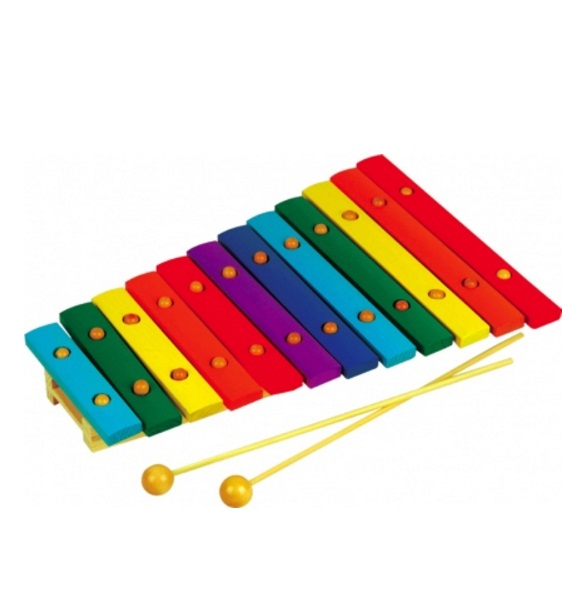 Деревянная игрушка – Ксилофон, 12 тонов  